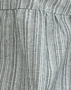 Sienna Tie-Side Top - Green And White