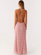 Aullie Maxi Dress - Blush