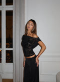 Jaz Lace Top - Black