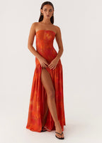 Eden Strapless Maxi Dress
