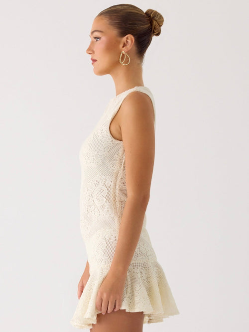 Adoria Mini Dress - Ivory