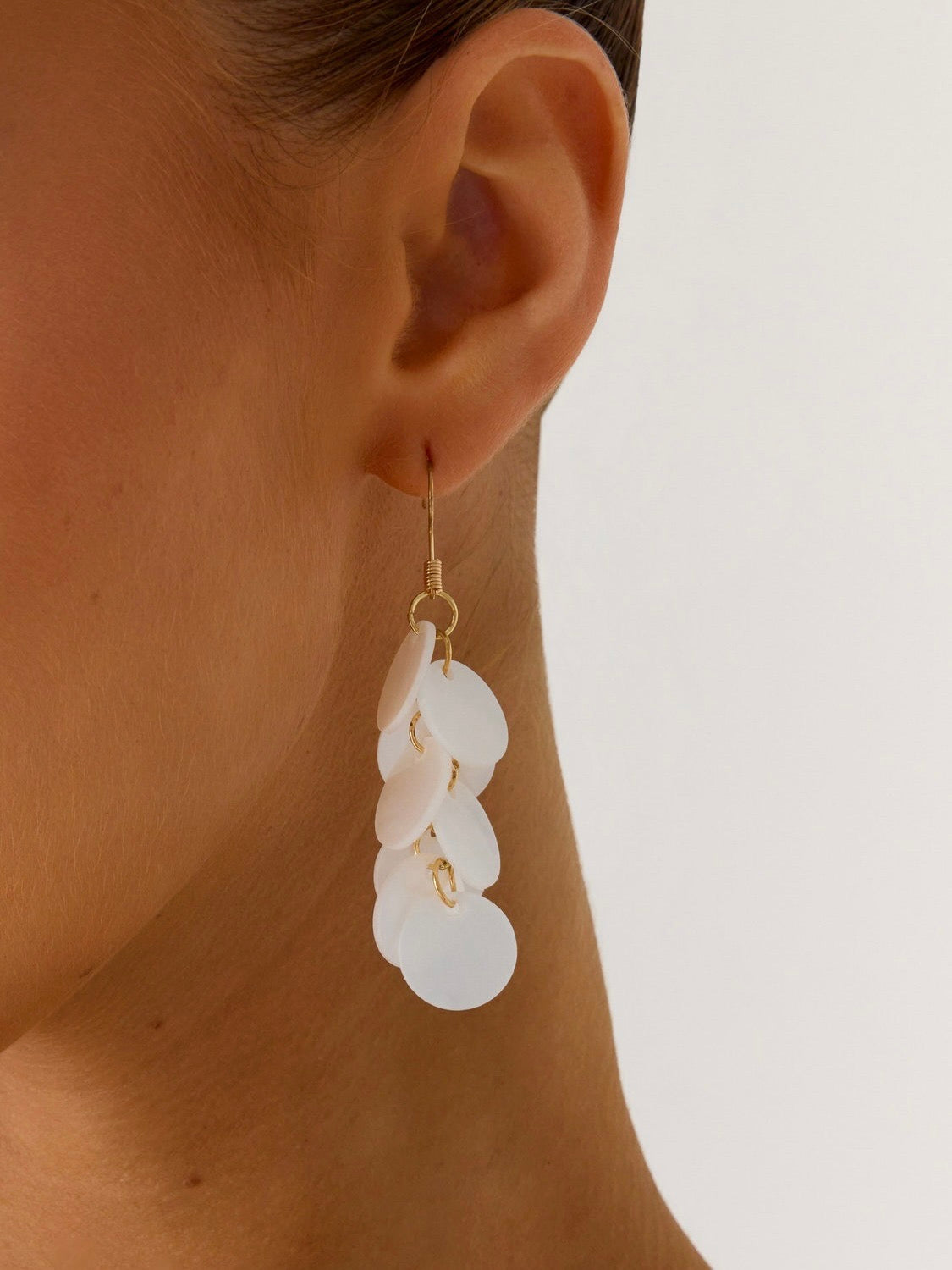 Cascade Earrings - Ivory