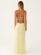 Aullie Maxi Dress - Yellow