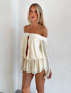 Mills Playsuit - Ivory