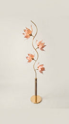 Lotus Flower Floor Lamp - Pink