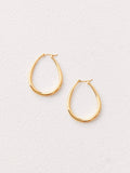 Gleam Hoop Earrings - Gold