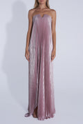 L’Idee Black Tie Gown Fully Pleated - Blush