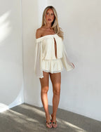 Mills Playsuit - Ivory
