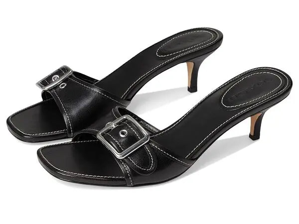COACH - Margot Sandal in Signature Jacquard - Onyx