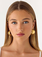 Tempo Hoop Earrings - Gold