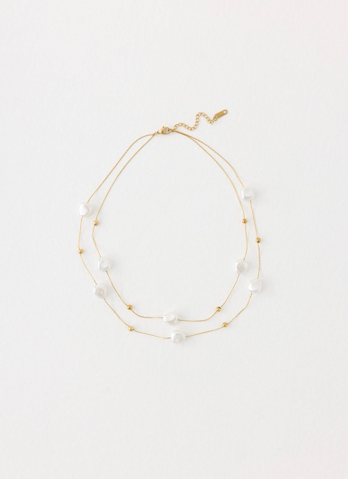 Serena Pearl Necklace - Pearl/Gold