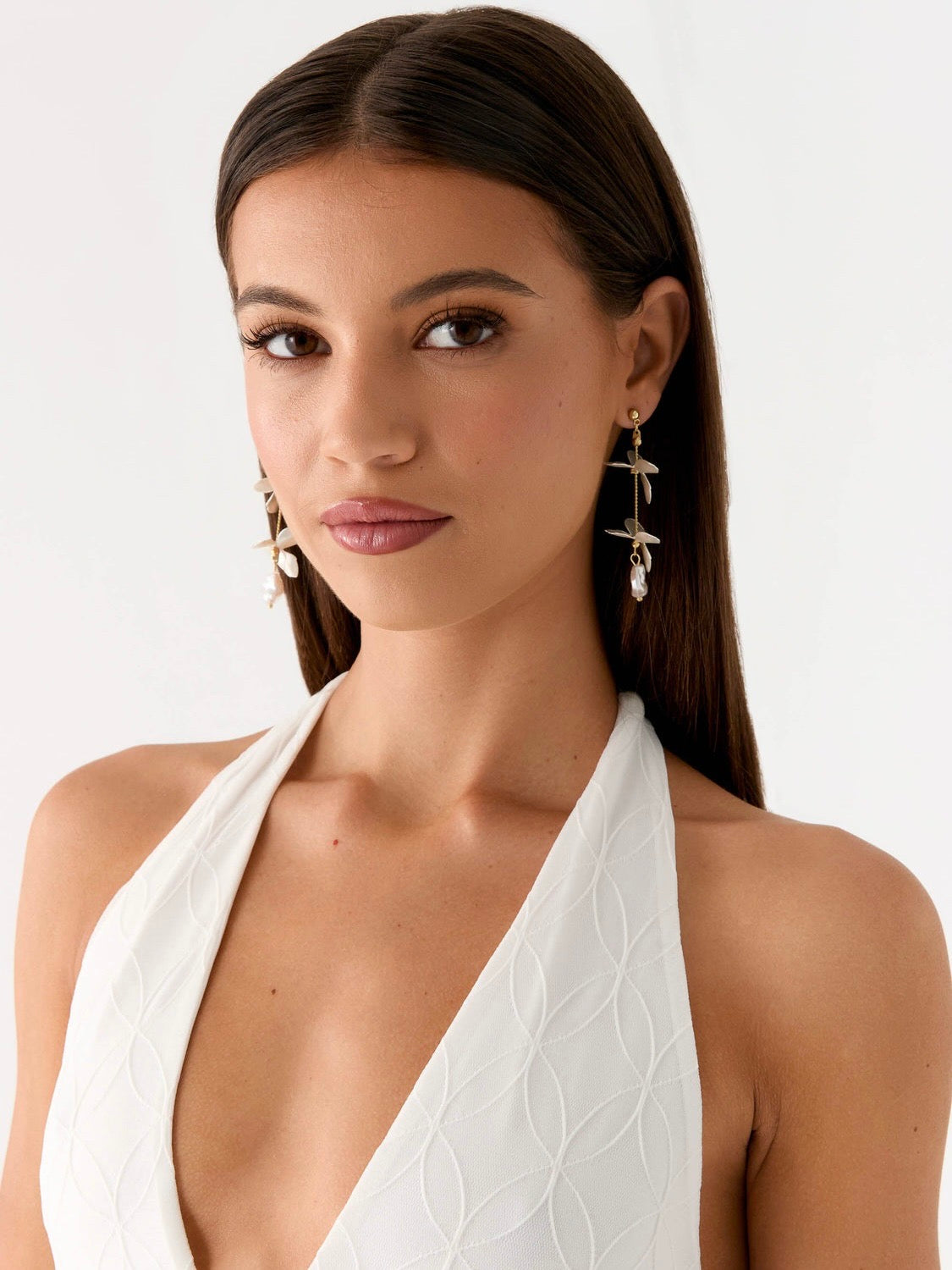 Costa Aura Earrings - Pearl