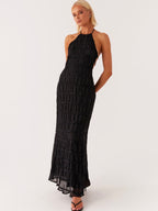 Aullie Maxi Dress - Black