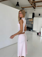 Genevieve Lace Top - Pink