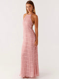 Aullie Maxi Dress - Blush