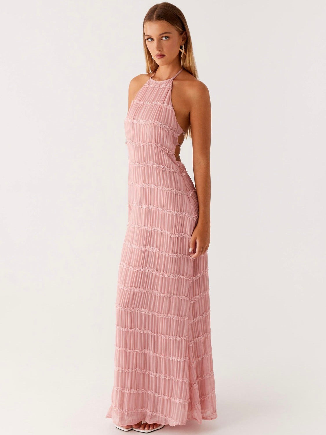 Aullie Maxi Dress - Blush