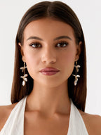 Costa Aura Earrings - Pearl