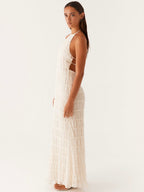 Aullie Maxi Dress - White