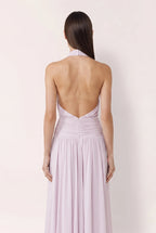 Beverly Hills Halterneck Maxi Dress - Blush