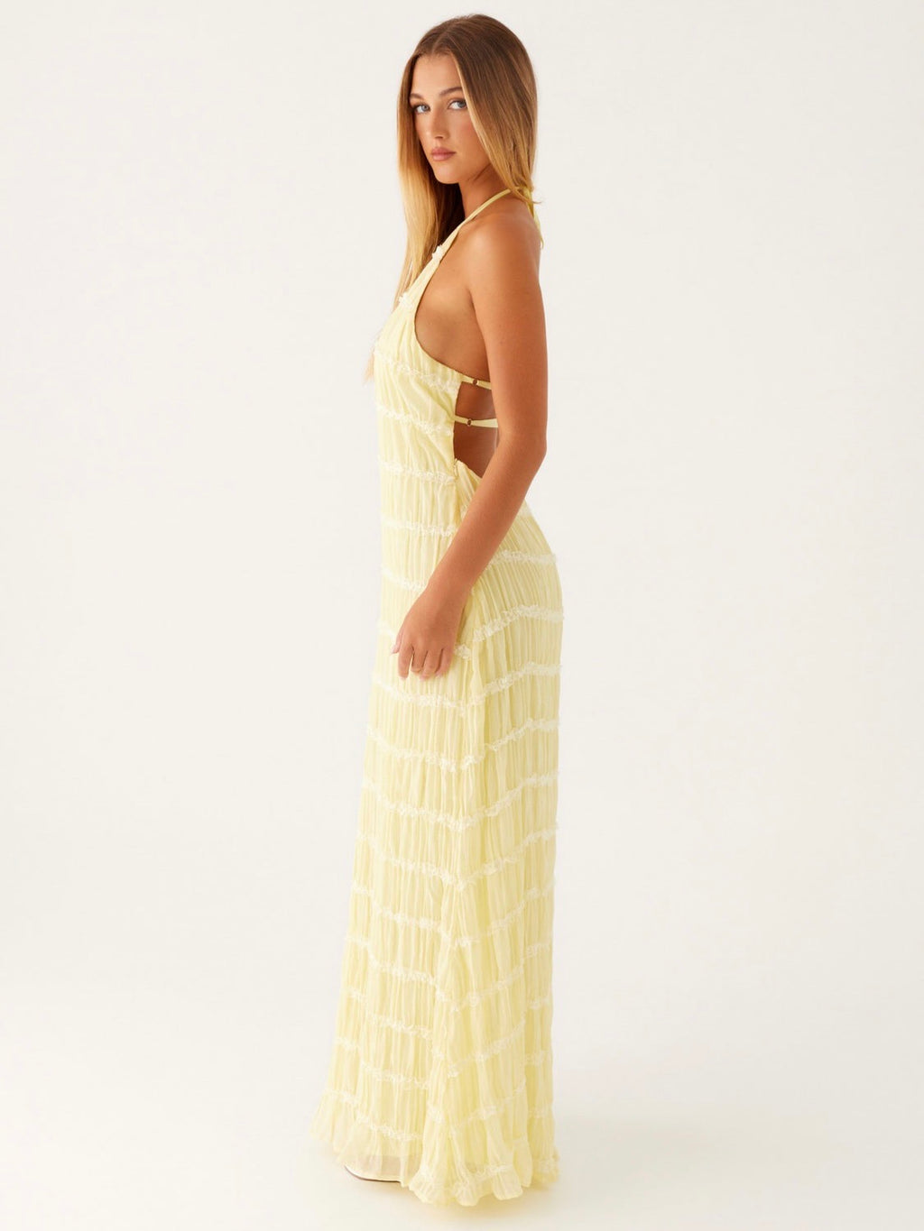Aullie Maxi Dress - Yellow