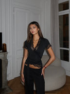 Honor Lace Top - Black