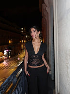 Virelle Lace Top - Black