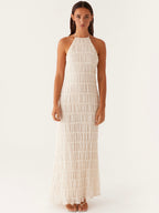 Aullie Maxi Dress - White