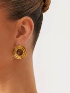 Kalia Earrings - Tort