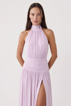 Beverly Hills Halterneck Maxi Dress - Blush