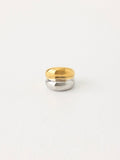 Hushed Tone Duel Tone Ring - Gold/Silver