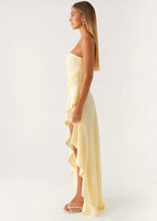 Gigi Maxi Dress - Pastel Yellow