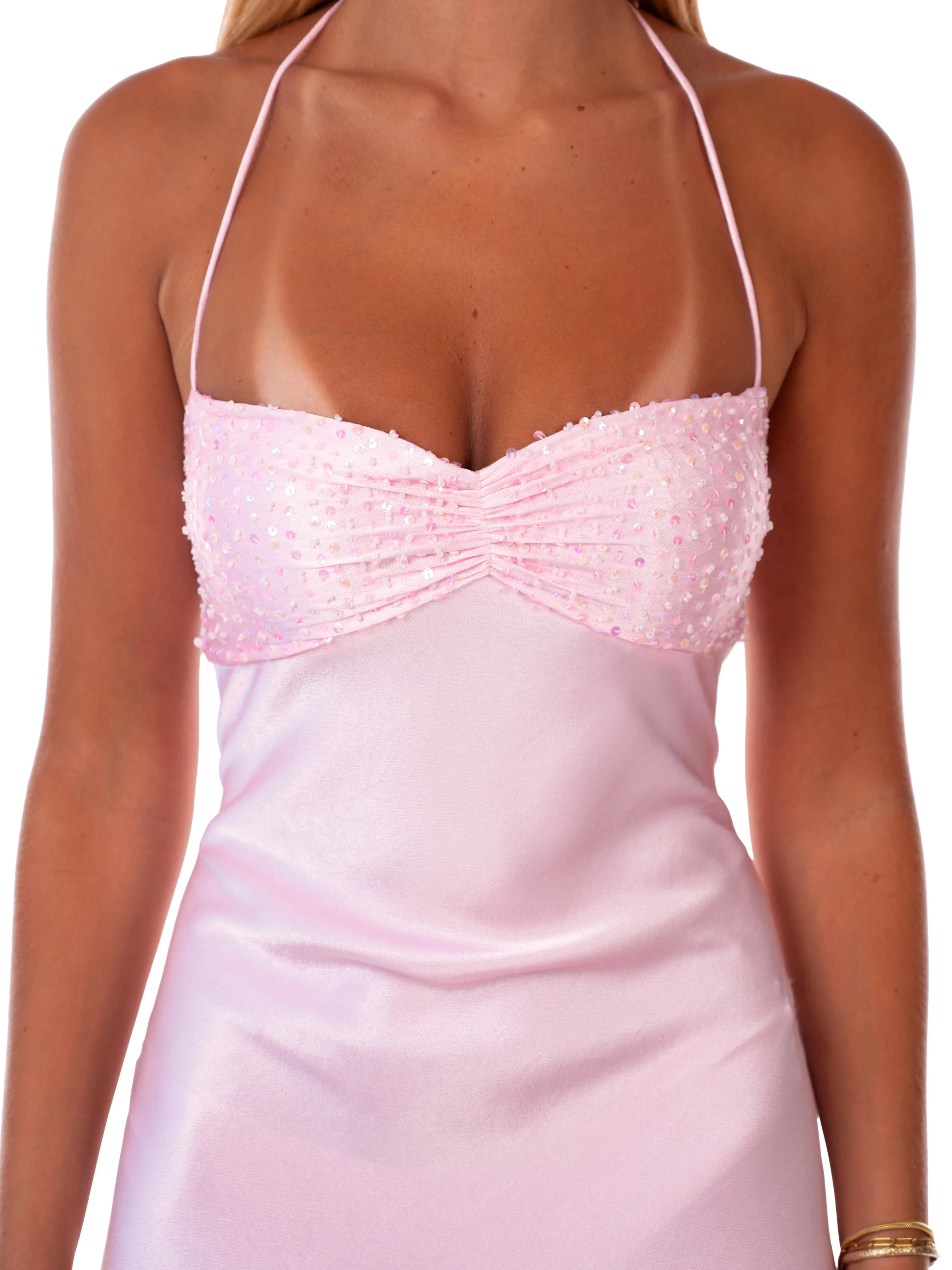 Anna-Liviah Maxi Dress - Pink