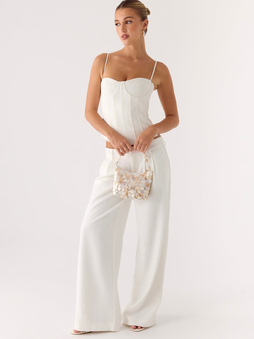 Solara Shell Bag - Ivory