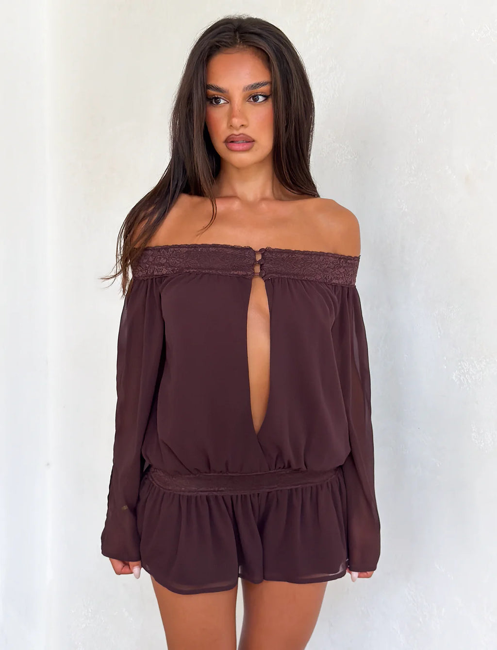 Mills Playsuit - Brown