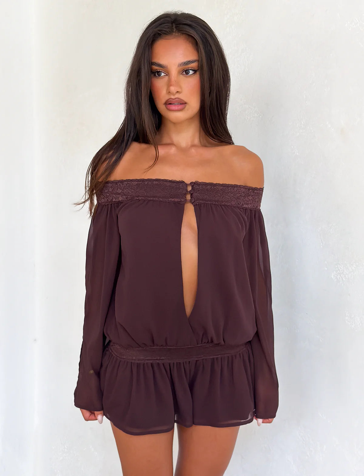 Mills Playsuit - Brown