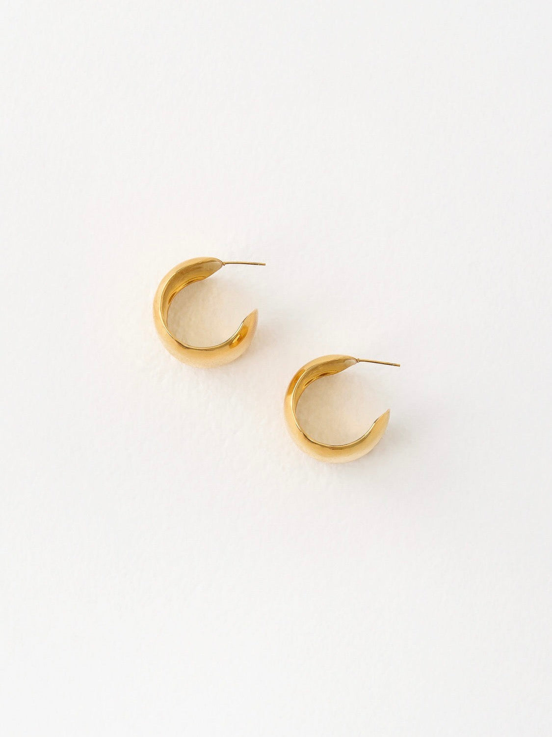 Tempo Hoop Earrings - Gold