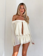 Mills Playsuit - Ivory