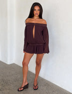 Mills Playsuit - Brown