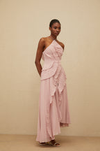 Amur Lorelie Halter Gown - Pink