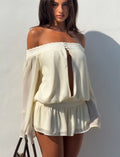 Mills Playsuit - Ivory