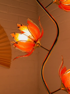 Pre Order: Pink Lotus Flower Floor Lamp