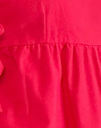 Sienna Tie-Side Top - Red