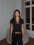 Honor Lace Top - Black