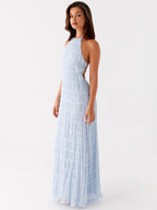 Aullie Maxi Dress - Blue