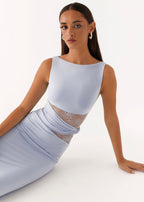 Karma Maxi Dress - Blue