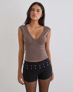 Maeve Top - Brown
