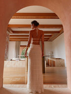 Aullie Maxi Dress - White