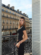 Crystal Clear Top - Black