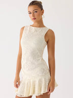 Adoria Mini Dress - Ivory
