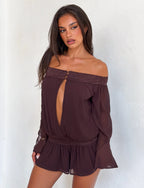 Mills Playsuit - Brown